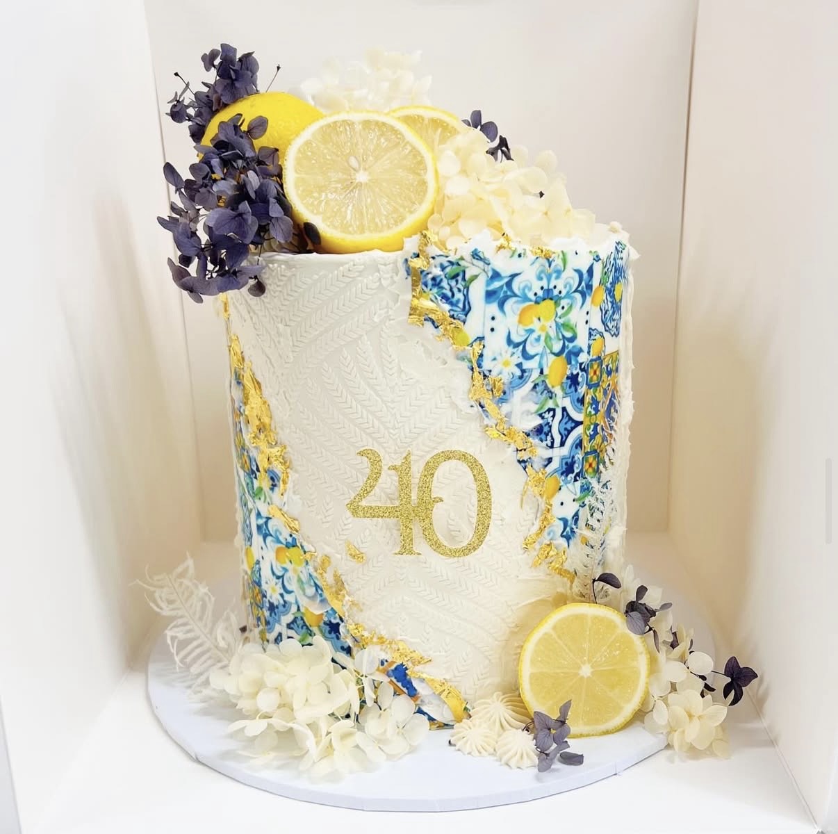 Mediterranean Tile Cake
