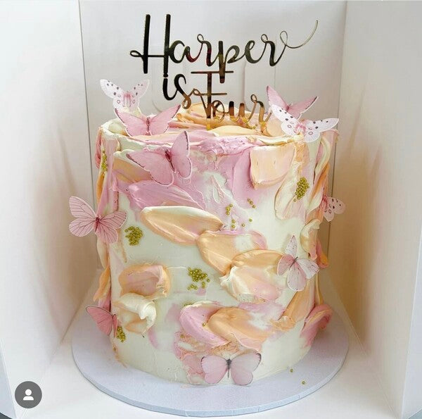 Butterflies Cake 